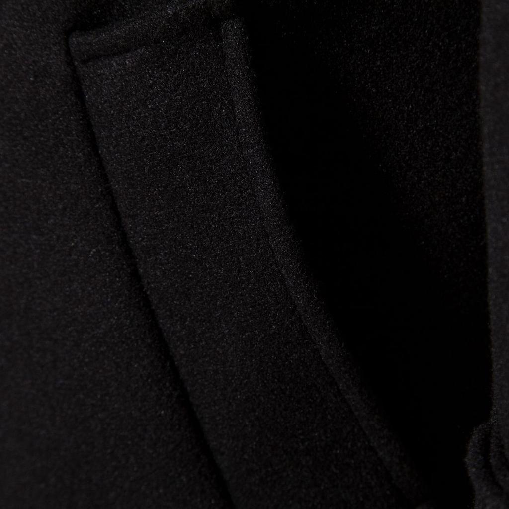 Men's Leisure Self-Cultivation Double- Buckle MAO Long Windbreaker Coat