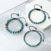 4 6 8mm Malachite Beaded Bracelet Natural Stone Green Blue Braided Bangles Handmade Healing Bracelets Jewelry Gifts for Friends