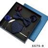 Men's Formal Tie & Pocket Square Eight-Piece Gift Set - High-End Wedding & Business 