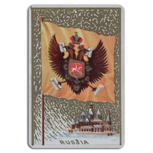 

Russian Heritage Regal DoubleHeaded Eagle Metal SignAluminum 20x30cm（7.8x11.8inch）