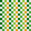 Outdoor Decorative Fabrics Oxford - Green-Yellow Checkered Pattern