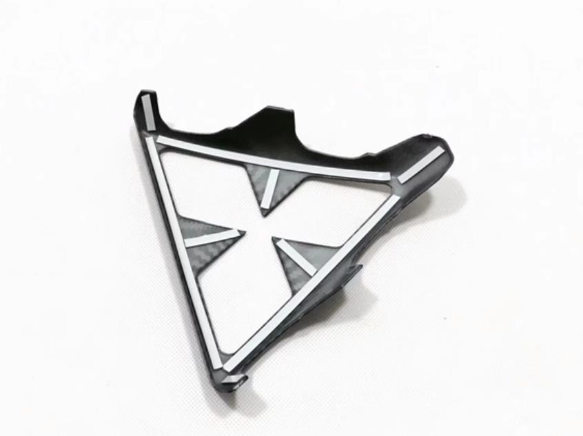 For Mitsubishi Eclipse Cross 2018 2019 2020 2021 2022 Car Front Grill Centre Logo Frame Central Panel Sequin Cover Trim Sticker