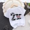 Maglietta di Compleanno Moda Mucca Numero 1-10 Maglietta di Compleanno T-shirt Ragazzo Ragazza Festa Maglietta Stampa Mucche Vestiti Regali Bambini Magliette alla Moda T-shirt