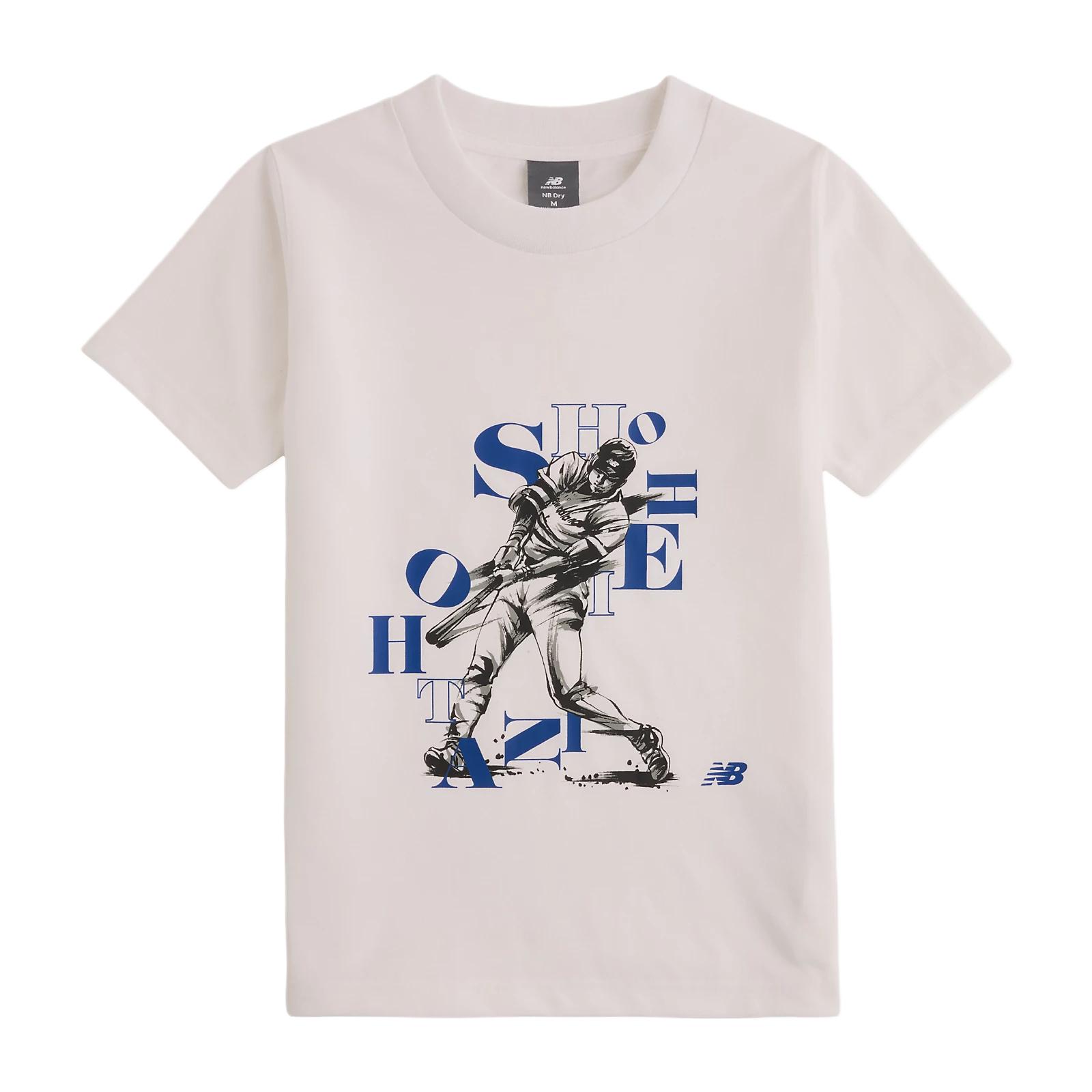 New Balance Kids T Shirts Crew Neck Moderate YT61K2A3WT M