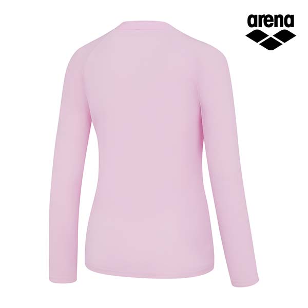 Alena Initial Leisure Zip-Up Rash Guard A4Bl1Pq01Pnk