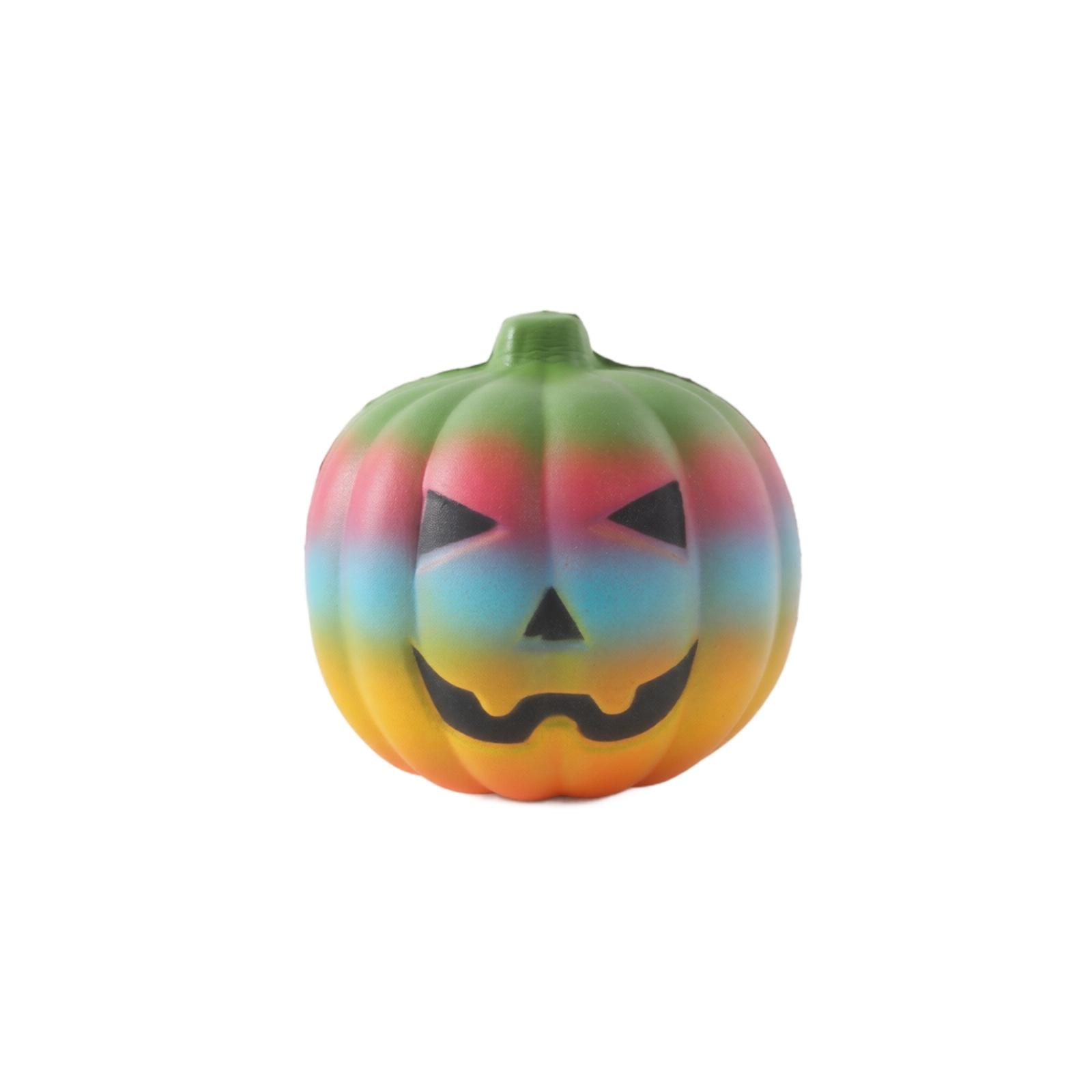 

Slow Rebound PU Pumpkin Shaped Stress Relief Toy Soft Squeeze Toy Durable Material Anti Anxiety Handheld Toy for Adults and Kids One Size