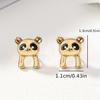 Panda Stud Earrings - Cute, Simple, and Versatile Design