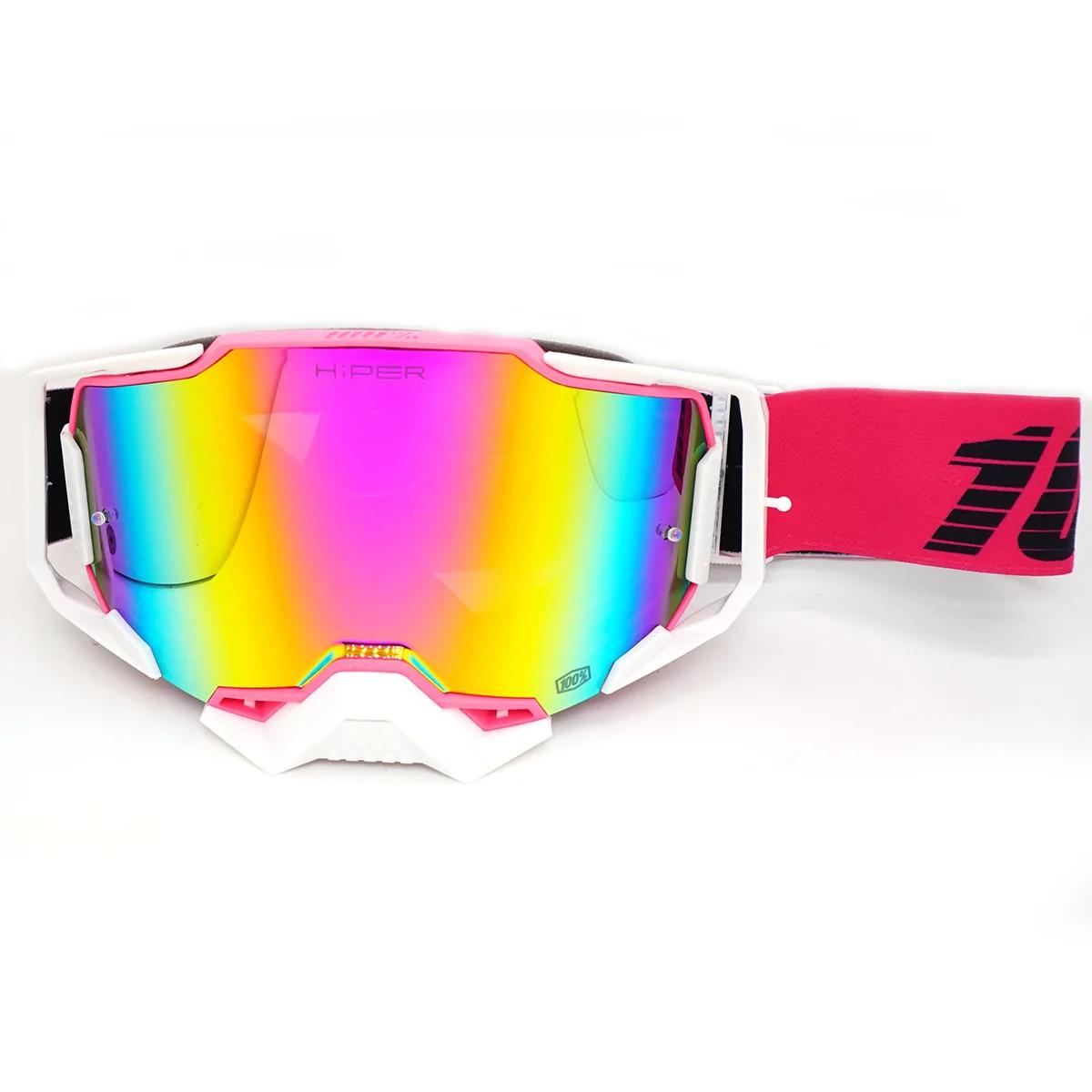 

Мотоциклетные очки с быстросъемными линзами для мотокросса, внедорожные линзы HD MX MTB ATV, высококачественная губка