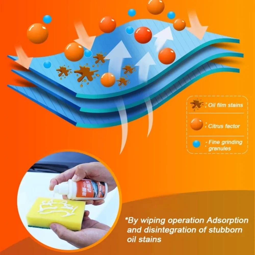 100ml Car Glass Oil Film Remover - Anti-Fog Coating Cleaner for Auto Windshield & Home Glass