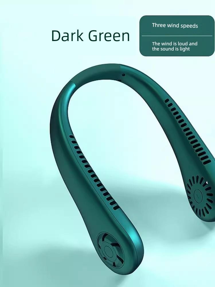 German Neck-Hanging Fan, Portable and Convenient Cooling Device for Lazy People, Mini Strong Wind, Silent, Powerful, Cooling, Refreshing, Lightweight