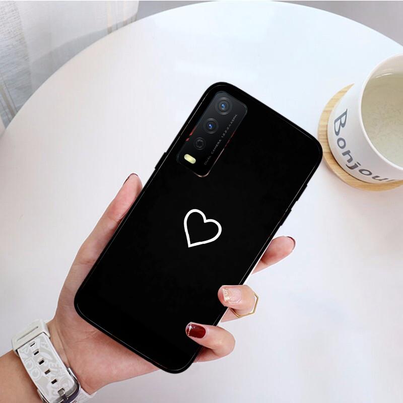 I Love You Pink Heart Phone Case for VIVO Y31 Y21 Y70 Y21S Y20 Y72 1907 Y12 Y11S Y53S Y33S Y55 Y76 Y51 Y15S Y01