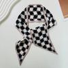 s Women Scarf lady Wraps Elegant Floral Dot Spring Summer silk scarves square Head Neck Hair Tie Band Neckerchief skinny