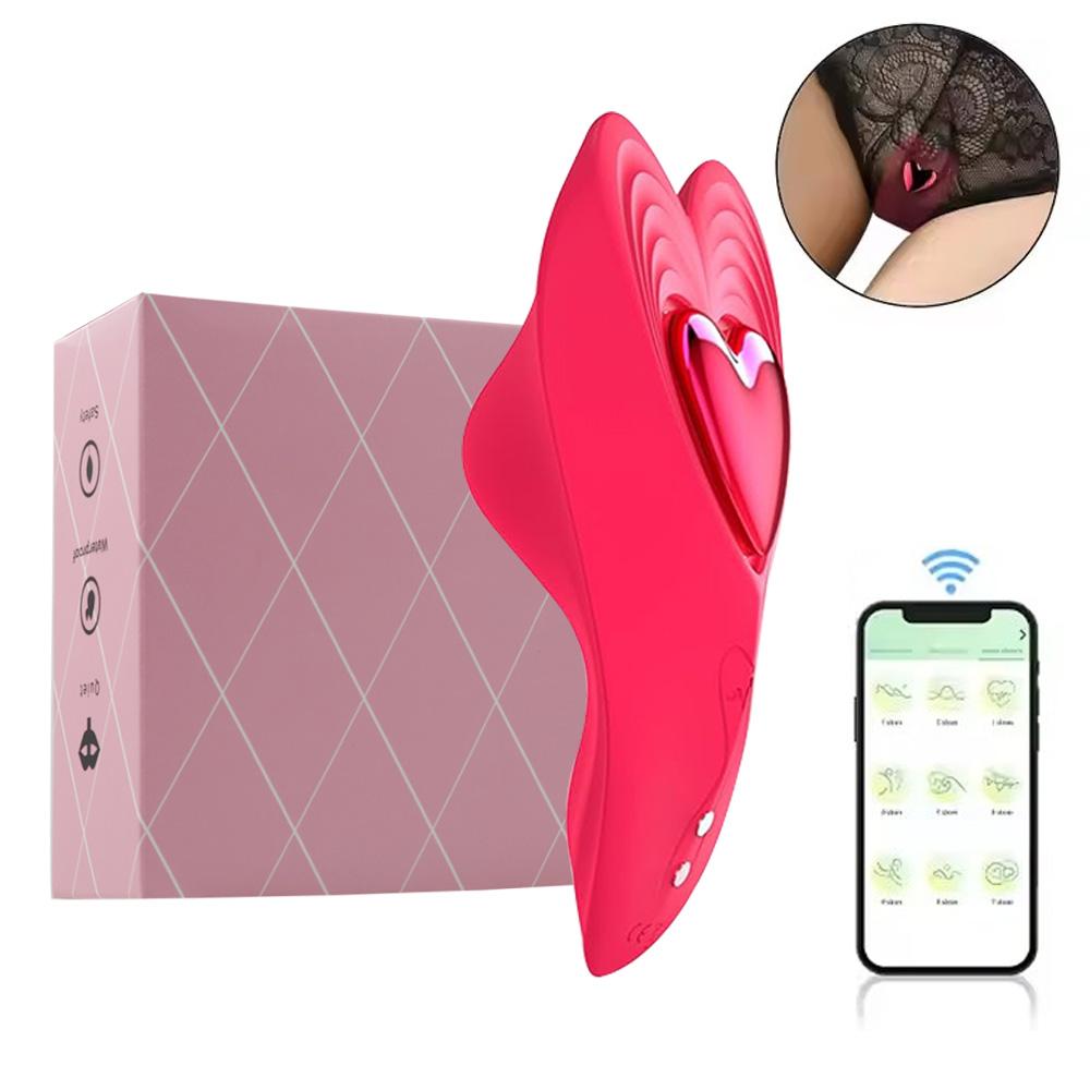 Wearable App Remote Control Vibrator Butterfly 10 Vibration Vagina Clitoris Stimulator Mini Bullet Adult Sex Toys for Women
