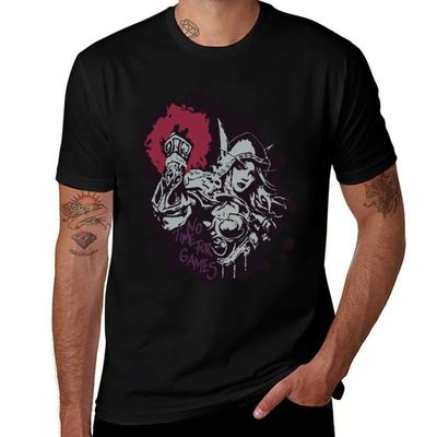 Sylvanas Has No Time for Games Classic . T-Shirt Cotton T Shirt Pack Man T Shirts for Men Casual T-Shirt