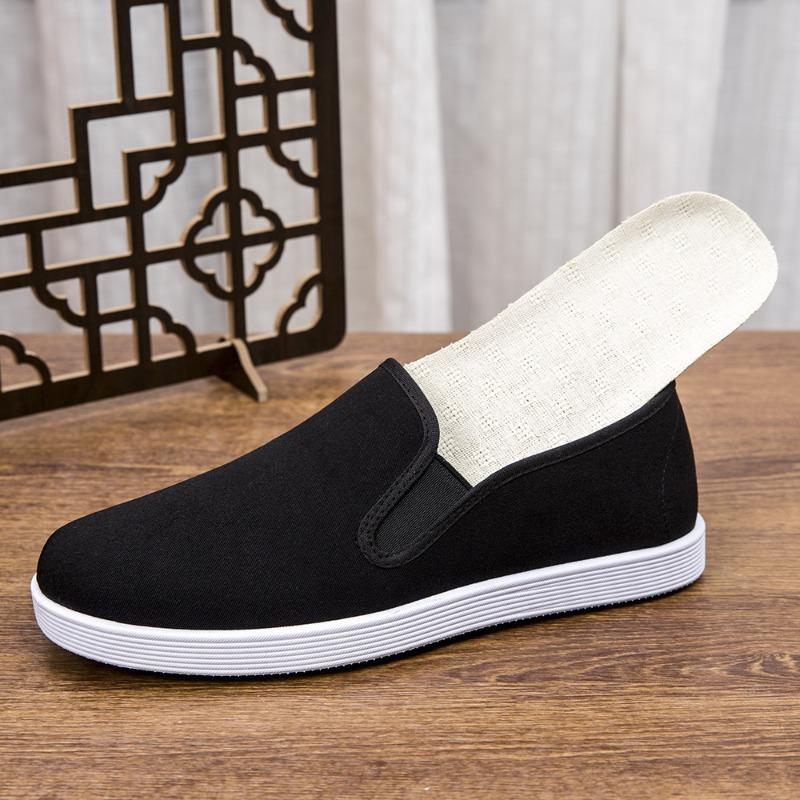 Summer New Men's Shoes Are Breathable and Do Not Stink. Men's Old Beijing Cloth Shoes Fly-woven Soft-soled One-pedal Casual Cloth Shoes