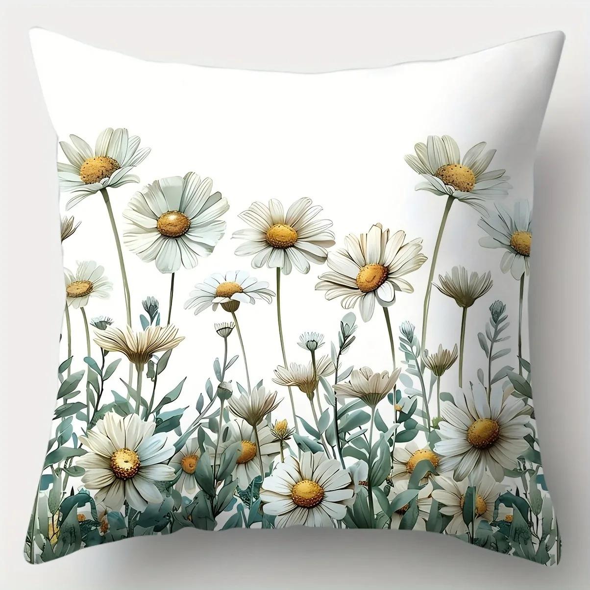 Квадратная наволочка скандинавский геометрический принт узор домашняя гостиная диван декоративная подушка наволочка 16x16Inch