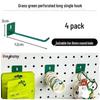 Pegboard Wall Organizer with Hooks - No-Drill Storage Rack for Entryway or Study Room.