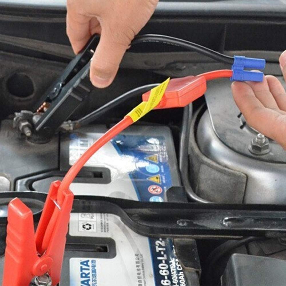 Jump Starter Starting Emergency Lead Cable Alligator Clamp Clip System For Car Truck