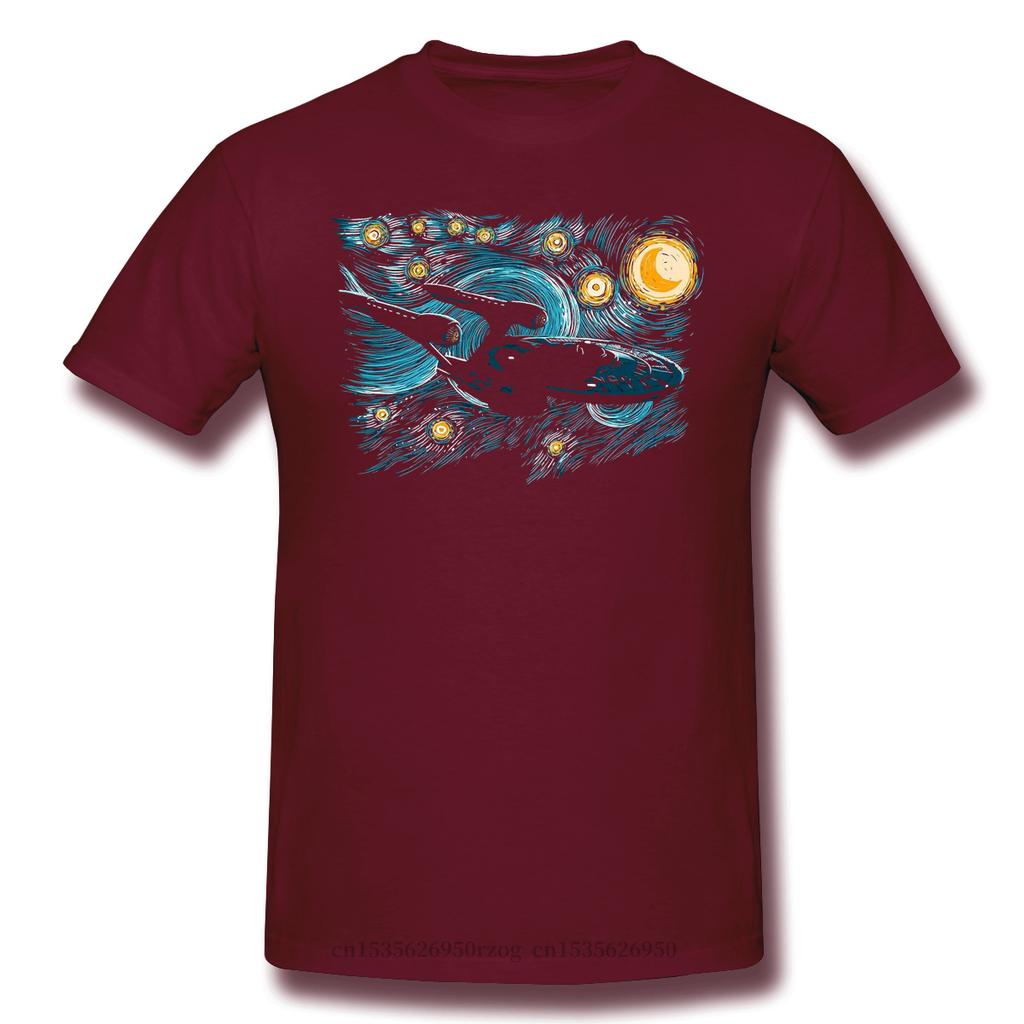 ZX STARRY TREK Cloth Print Cool TShirt Stars Treke Science FictionTV Series Tops For Men Fashion Streetwear