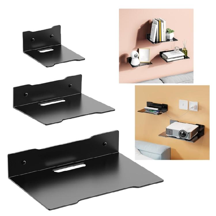 Metal Wall Mounted Shelf for Projectors and Camera, No Drill, Angle and Height Adjustable