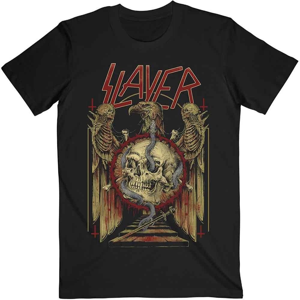 Slayer Eagle & Serpent T-Shirt Black New XXL