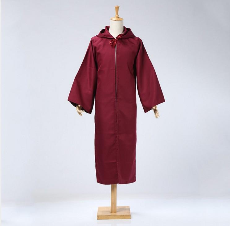Mantello Medievale da Mago con Cappuccio: Robe Cosplay a Maniche Lunghe 5 Colori