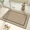 Bathroom Best Floor Mat Diatom Mud Quick Drying Restroom Slip-resistant Mat Toilet Door Moisture-wicking Mat Bathroom Washroom Carpet