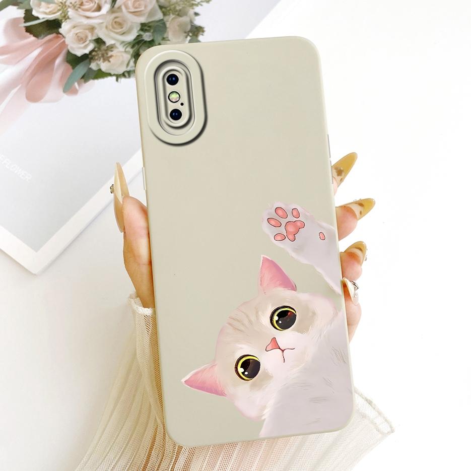 For Apple iPhone X XR XS Max Case Cute Cat Duck Cartoon Cover Soft TPU Phone Case For iPhone XS Max iPhoneX iPhoneXR Fundas Bags