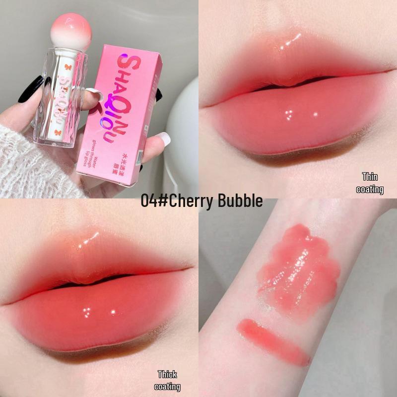 Lucidalabbra Shaqinuo Water-Glow: Traslucido, Lucentezza Specchiata, Rimpolpa le Labbra, A Lunga Tenuta, Giovane, Vibe da Ragazza