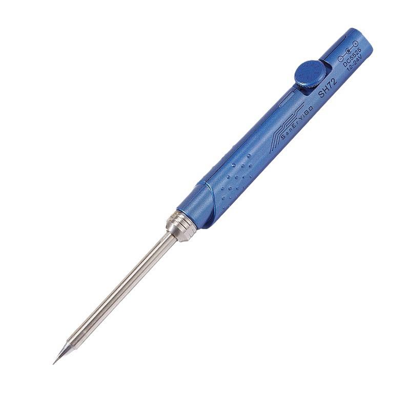 SH72 Mini Portable Soldering Iron 12V-24V, Non-slip Handle, 220-400℃ Temperature Control