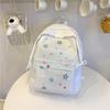 Schoolbag Japanese Star Printing Backpack Female Student Schoolbag Large Capacity High Value College Style Junior High School Student Backpack