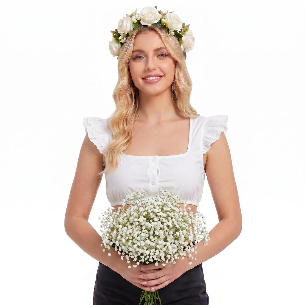 Women's Oktoberfest Short Sleeve Blouse - Festival Top, Traditional Bavarian Party Shirt for Ladies