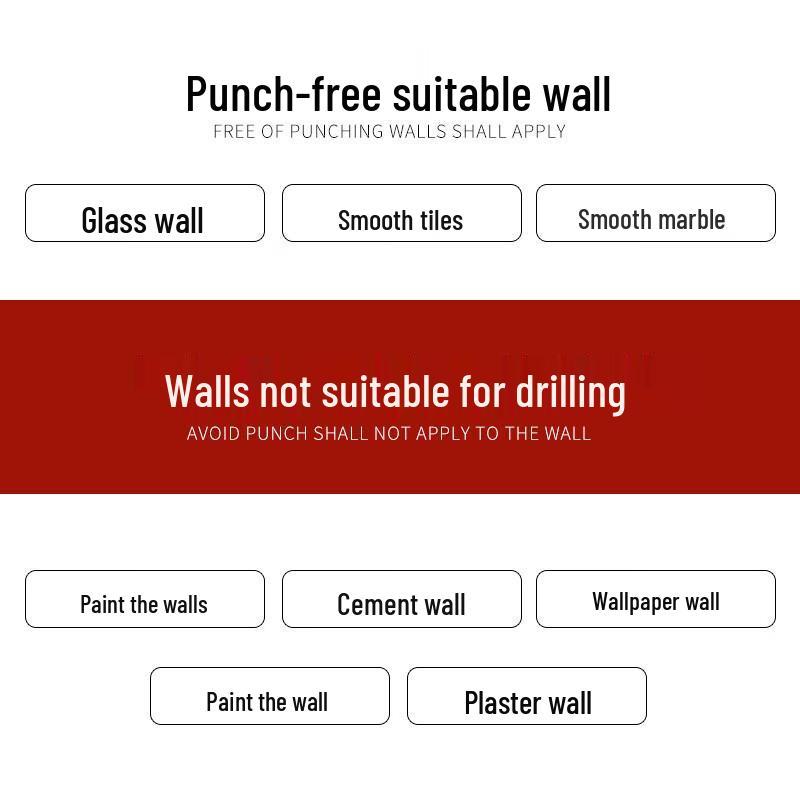 No-Drill Aluminum Bathroom Corner Shelf