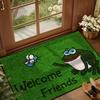 VIKAMA Cartoon Frog Carpet Doormat Green Welcome Mat Rug For Bedroom Carpet For Live Room Outdoor Carpet Thin Home Decoration