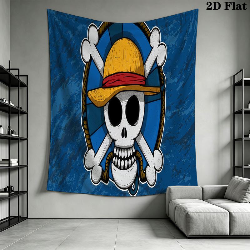 One Piece Tapestry Wall Tapestry Background Cloth Fashion Print Home Decor Soft Wall Covering Decoration
