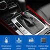 Red Carbon Fiber Gear Shift Side Cover Trim For Mercedes-Benz C-Class W204 07-13