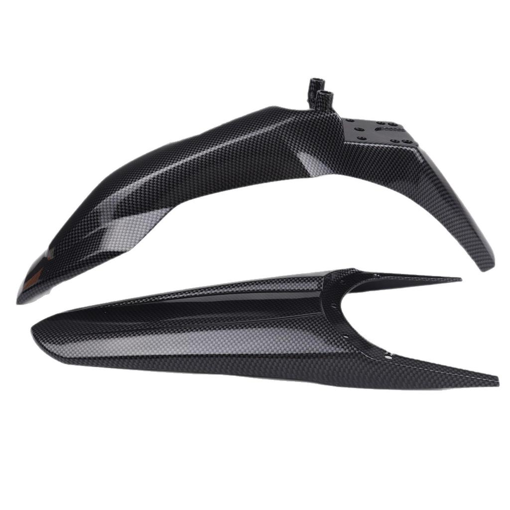 Black Carbon Fiber Pattern Motorcycle Fender for Tuttio Soleil 01