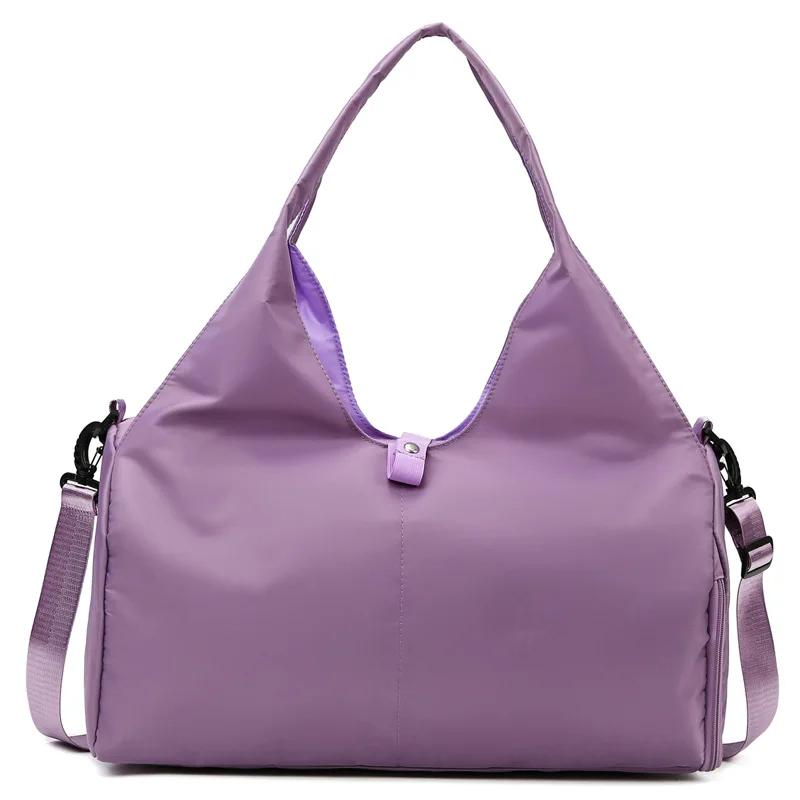Large Capacity Gym Bag Multi-Functional Waterproof Fitness Tote Yoga Mat Dry-Wet Separation  Workout Outdoor Short Travel bag
