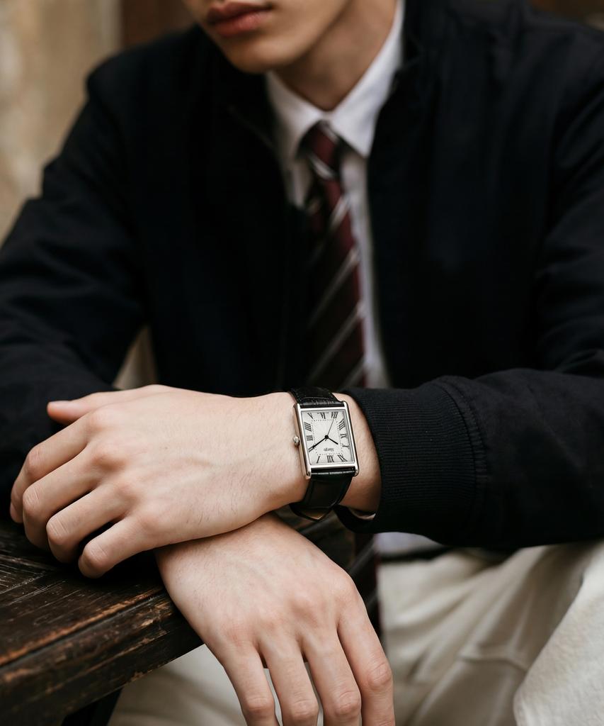Sialeugo Sg-010L-Sb Fennel Collection Men'S Leather Wristwatch