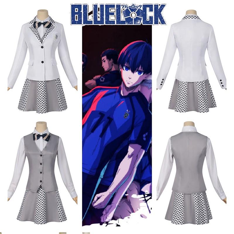 Blue Prison Cosplay Costume Set For Anime Roleplay Made Of High-quality Polyester Fibers