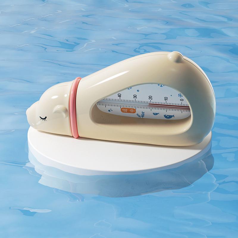 

Baby Bath Thermometer Cute Bear Kids Bathtub Safety Bathing Floating Toys Upgraded Sensor Shower Water Temperature Gauge
