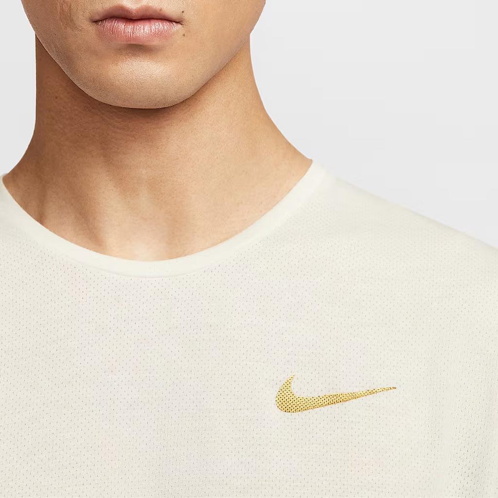 Nike Dri-Fit Skin-Friendly Fashionable Versatile Simple Short Sleeve T-Shirt Men Tops Sail-White HJ3535133