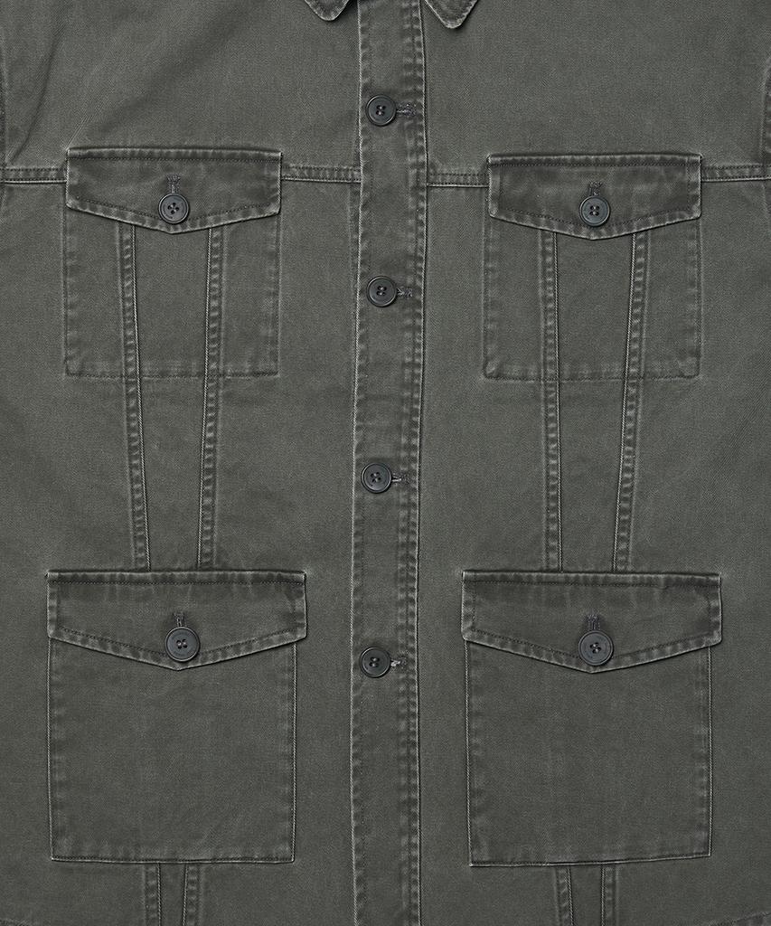 West Grand Boulevard Cooper Washed Cotton Chore Jacket Washed Khaki