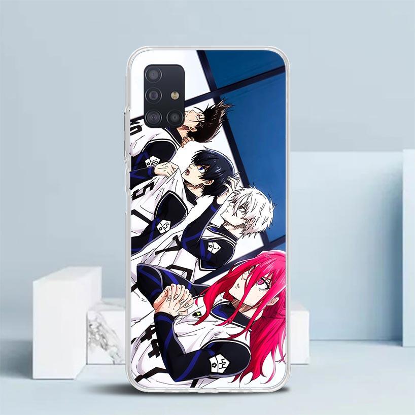Blue Lock Isagi Yoichi Phone Case For Samsung Galaxy A52 A32 A22 A12 A51 A50S A30S A10S Note 20 Ultra 10 S10 Plus A31 A20 A71 A7