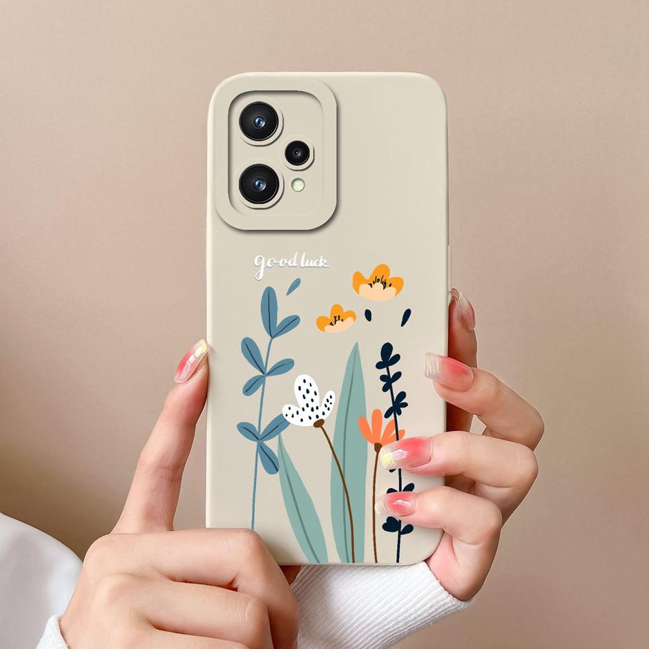For OPPO Realme 9 Pro Plus 5G Case Cool Girl Cartoons Liquid Silicone Shell For Realme9 9Pro Plus 5G New Design Shockproof Funda