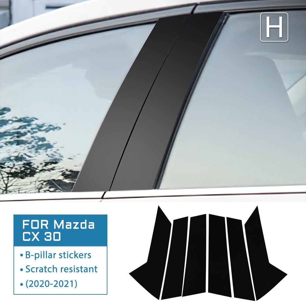 Window Door Column B C Pillar Post Trim Sticker for MAZDA 3 AXELA Mazda 6 ATENZA 2014-2025 CX-5 CX-30 2017-2025 Accessories