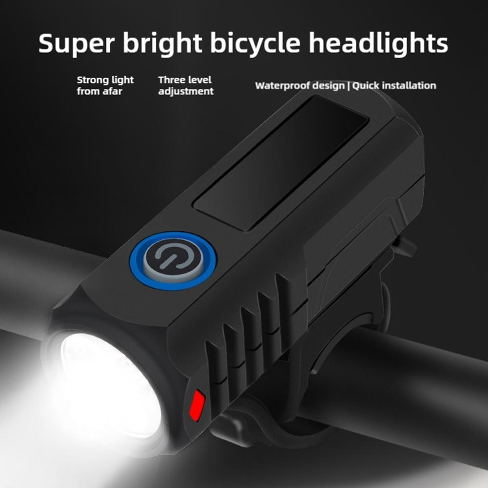 Super Bright LED USB Cycling Lighting Outdoor Waterproof Bicycle FrontLlight +Taillight Set Portable Bicycle Flashlight