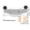 Wrench Included Bridge Repair Fixture Silver Acoustic Bridge Clamp  Guitar Repair Maintenance