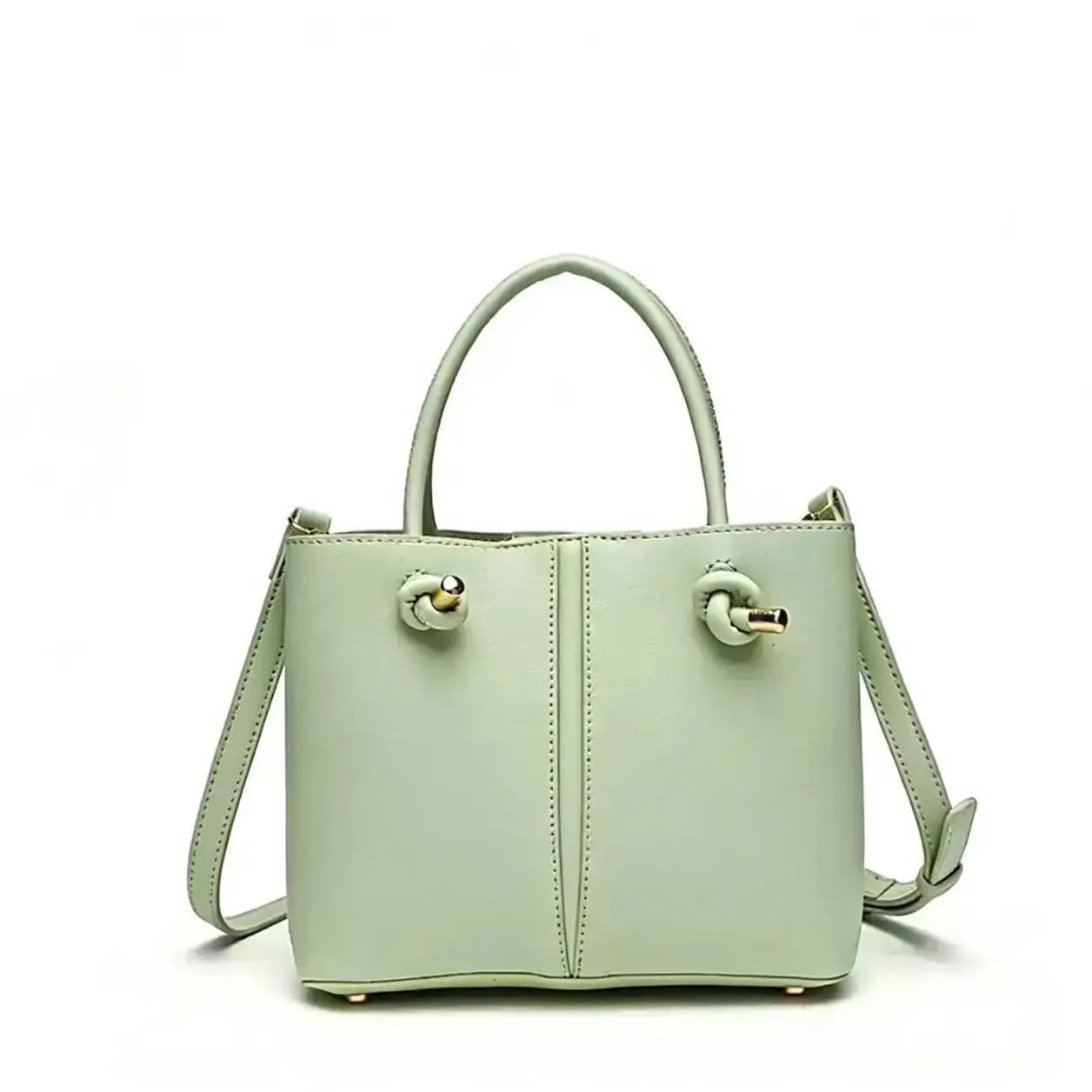 

New Colorful Women s Commuter Tote Bag Simple Casual Office Handbag Large Capacity Retro Versatile Shoulder Cross-Body Bag (20cm<Max Length<30cm) светло-зеленый