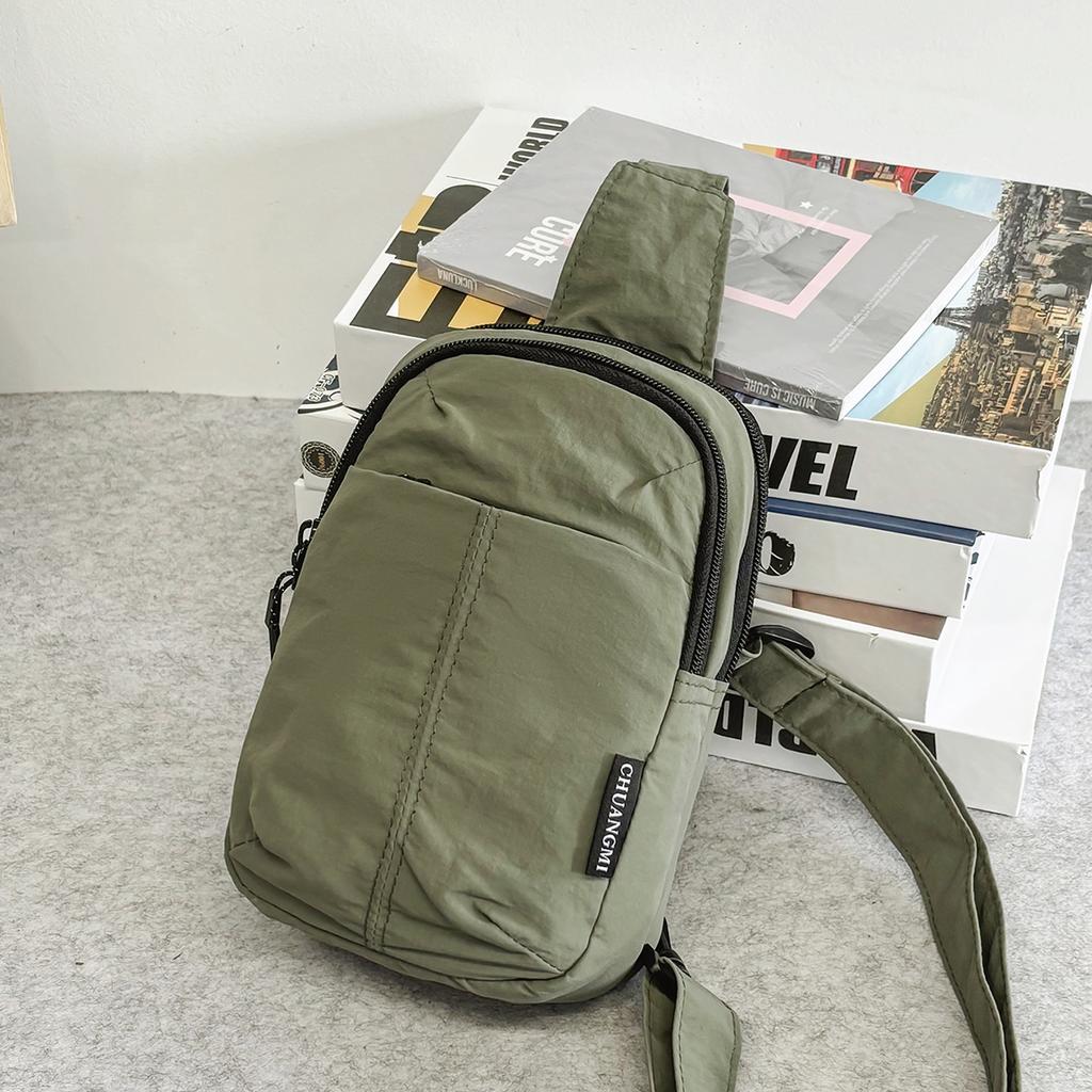 Men's Crossbody Bag, New Trendy Small Shoulder Bag, Summer Sling Bag, Chest Bag, Women's Cycling Hiking Bag, Student Backpack